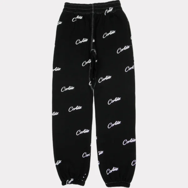 Corteiz All Over Print Joggers Black