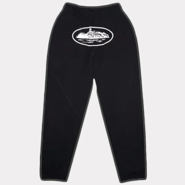 Corteiz OG Alcatraz Joggers Black