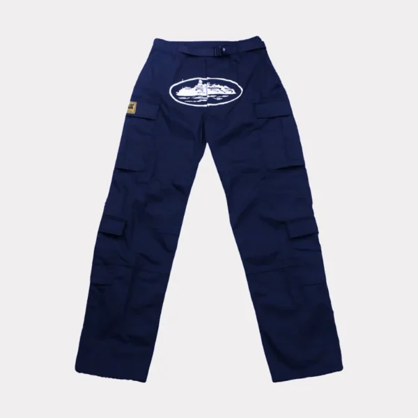 Corteiz Guerillaz* Cargo Pants Navy